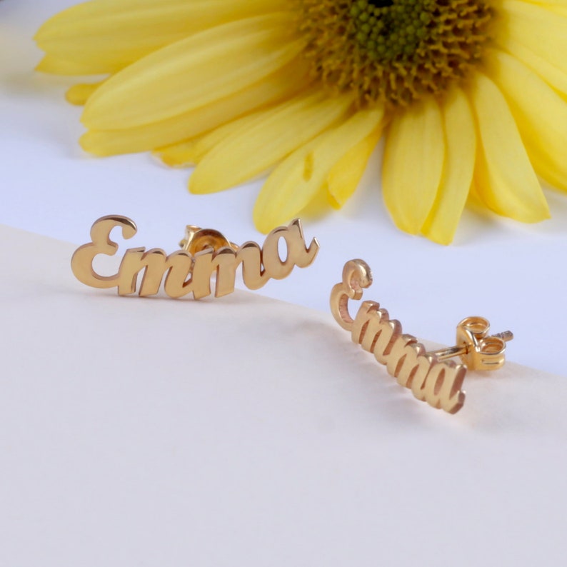 Simple Customized Name Earrings™