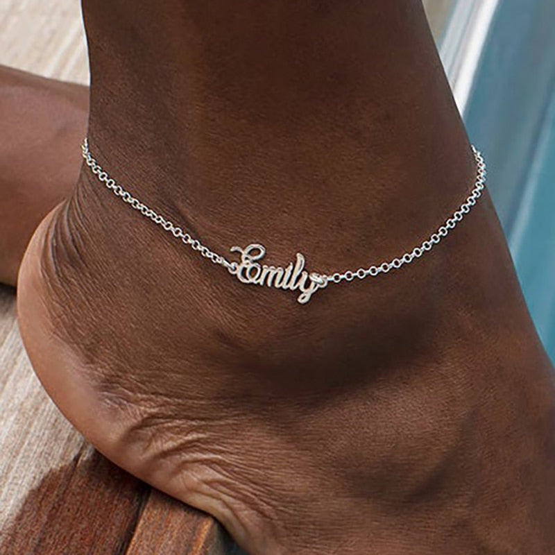 Luxury Personalized Name Anklet™